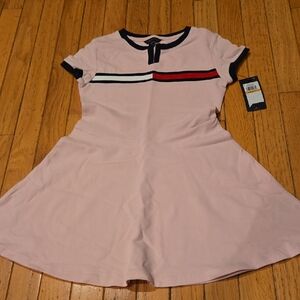 Tommy Hilfiger Pink Dress with Red and White Accents